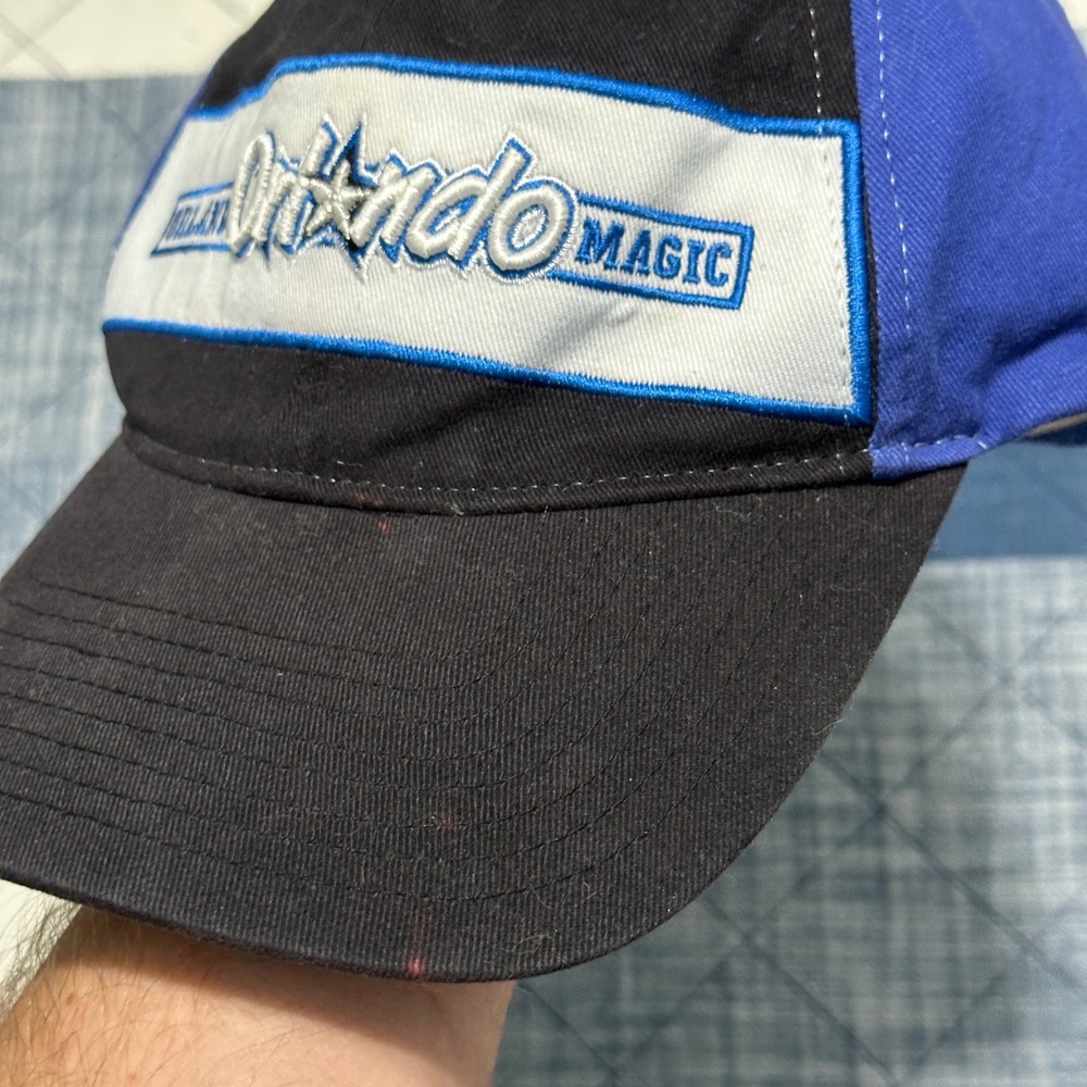 Orlando Magic Hat 47 Twins Hardwood Classics NBA Basketball Cap Blue Black OSFA - Picture 4 of 8